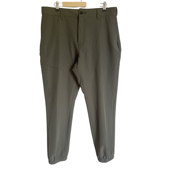 Magellan Men's Large Army Green Performance Knit Athletic Jogger Pants Outdoors - Picture 1 of 9